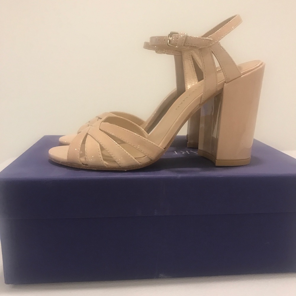 Stuart Weitzman Memoir Aniline Sandal Size 7 - image 2
